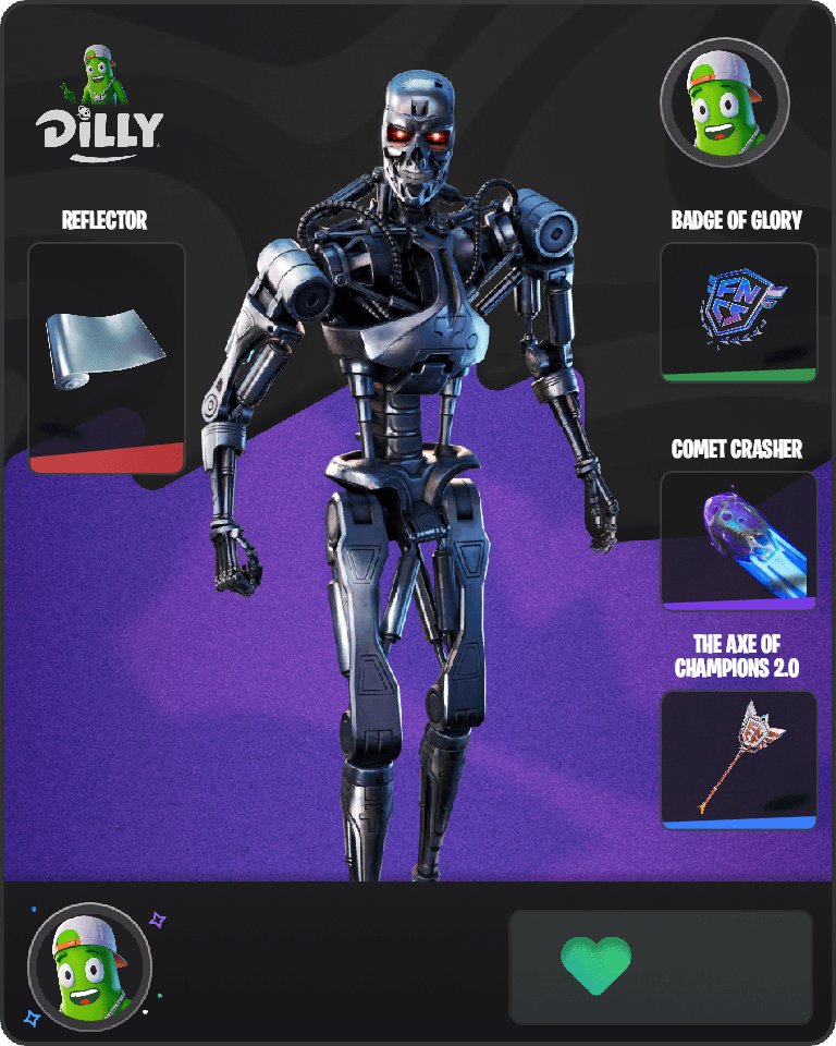 T-800 Fortnite combo