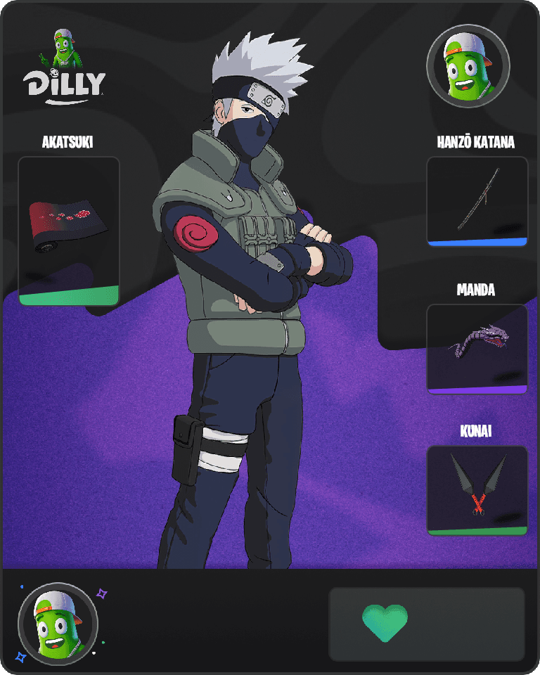 Kakashi Hatake Fortnite combo