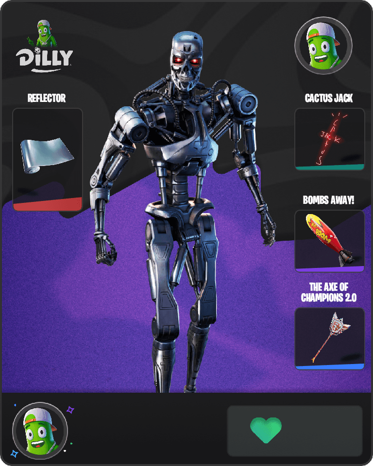 T-800 Fortnite combo