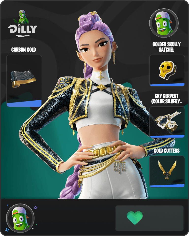 Golden Rumi Fortnite combo