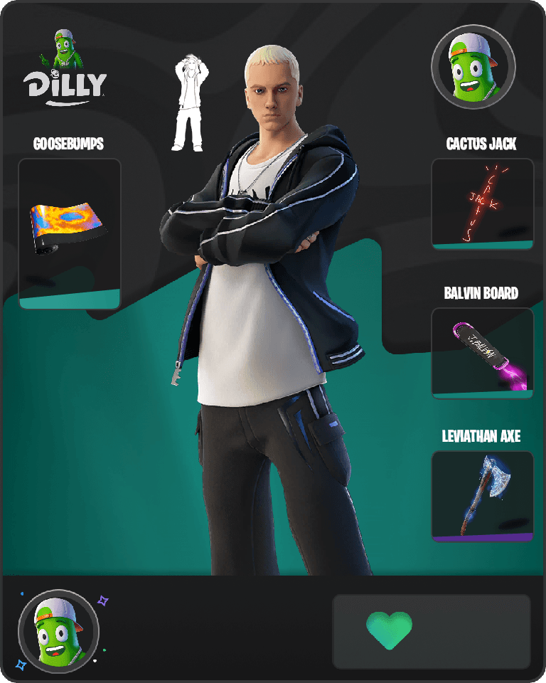 Slim Shady Fortnite combo