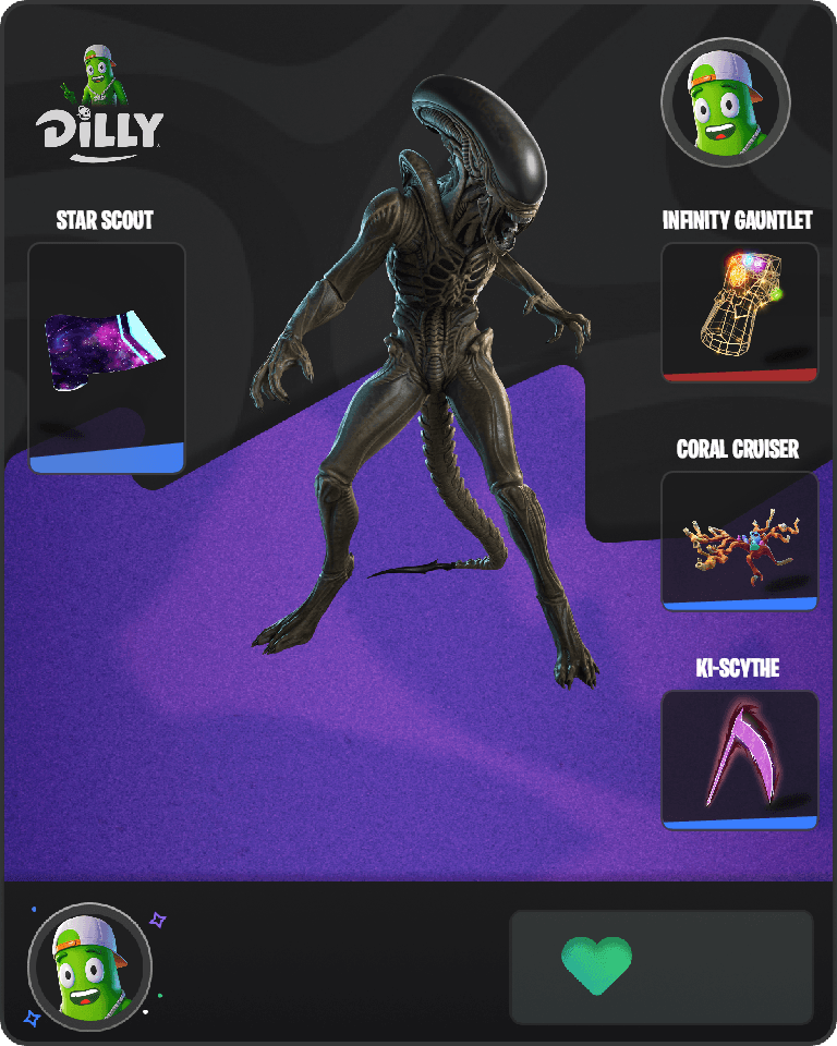 Xenomorph (Alien: Earth) Fortnite combo