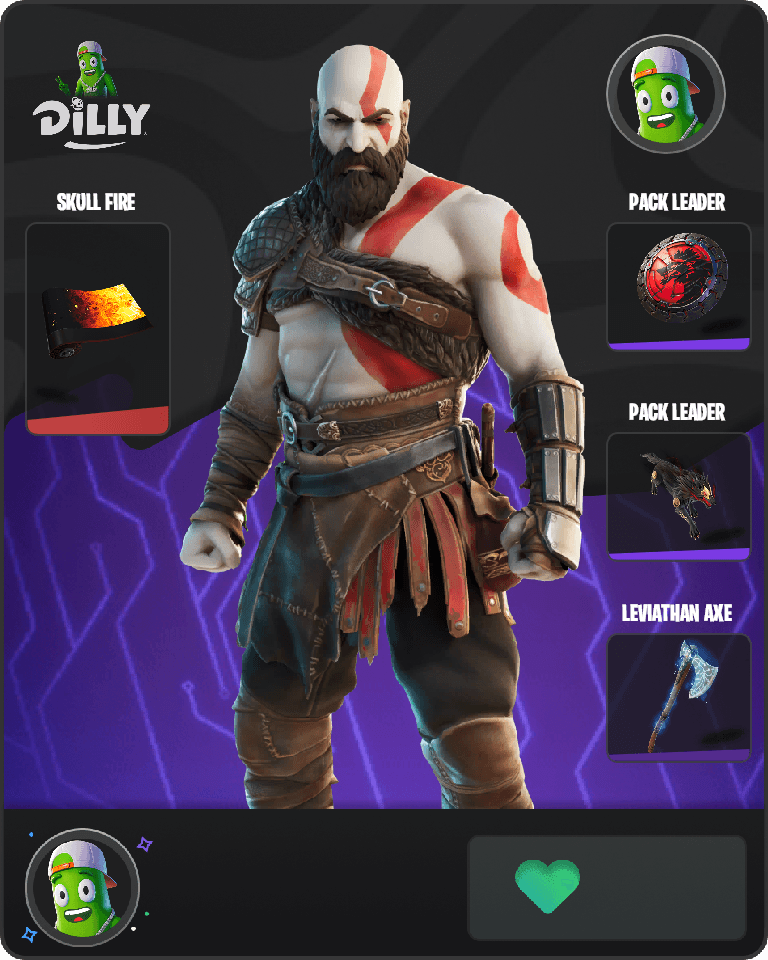 Kratos Fortnite combo