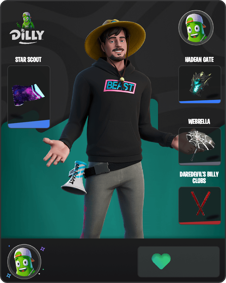 MrBeast Fortnite combo