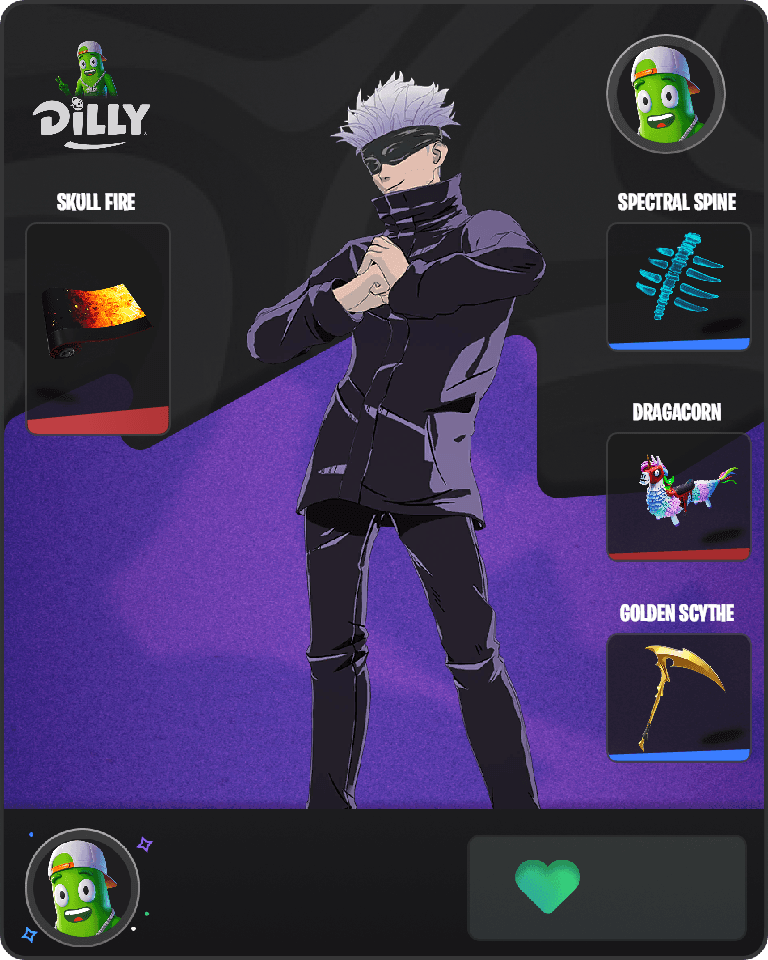 Satoru Gojo Fortnite combo