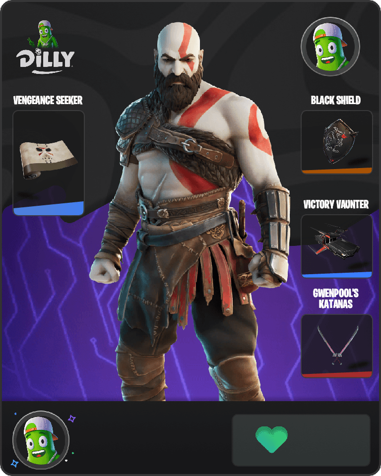 Kratos Fortnite combo