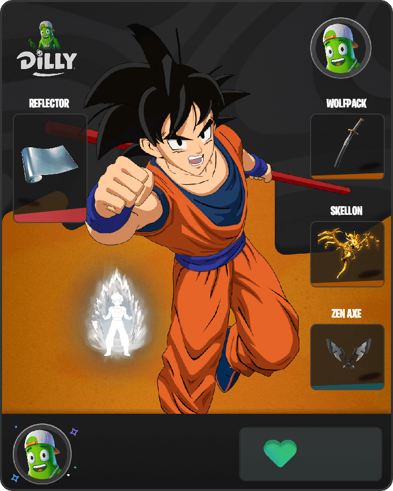 Son Goku Fortnite combo