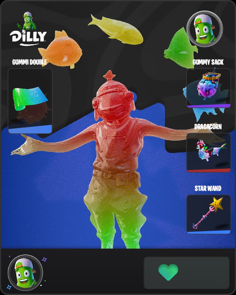Gummy Fishstick Fortnite skin combo
