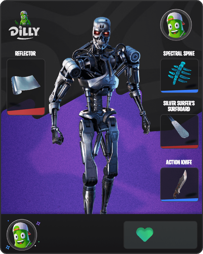 T-800 Fortnite combo