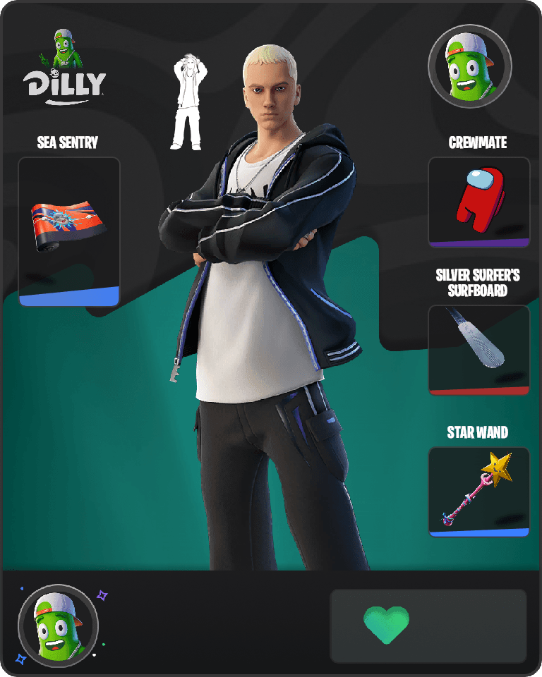 Slim Shady Fortnite combo