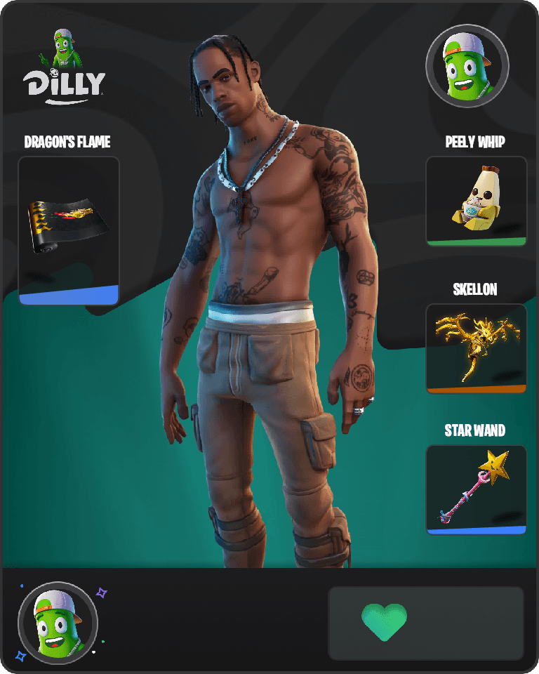 Travis Scott Fortnite combo