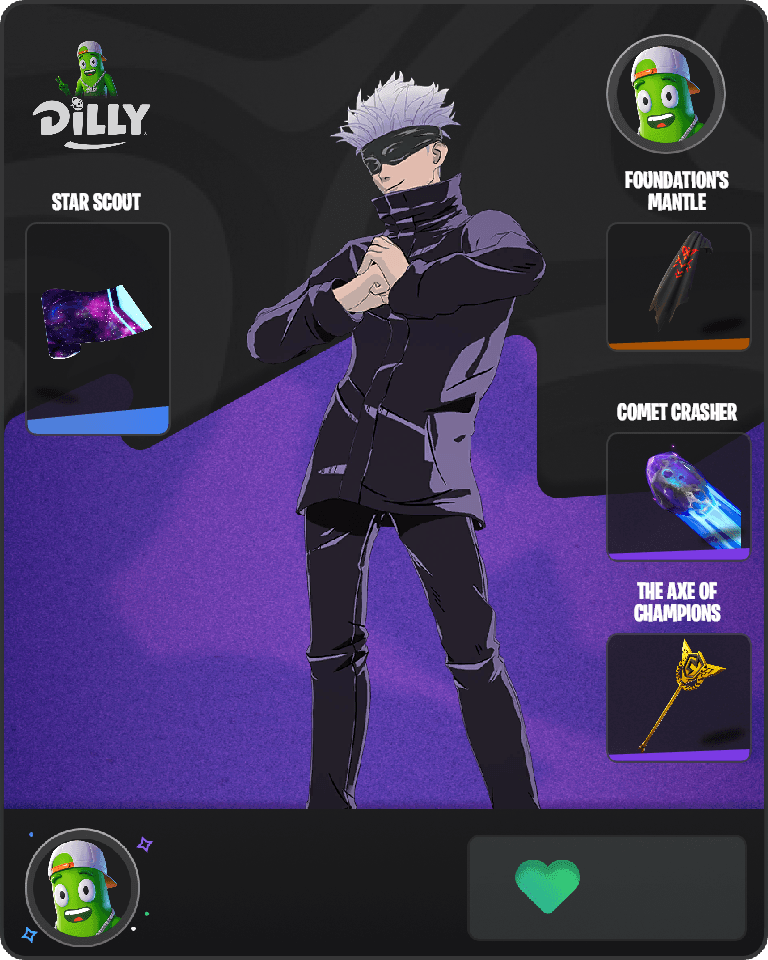 Satoru Gojo Fortnite combo