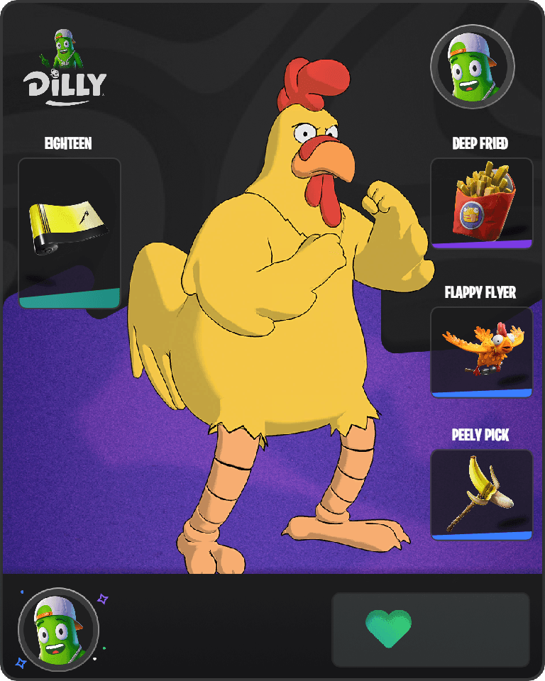 The Giant Chicken Fortnite combo