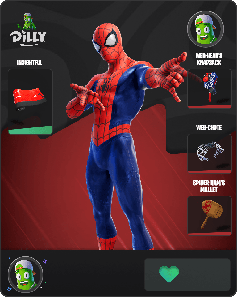 Spider-Man Fortnite combo