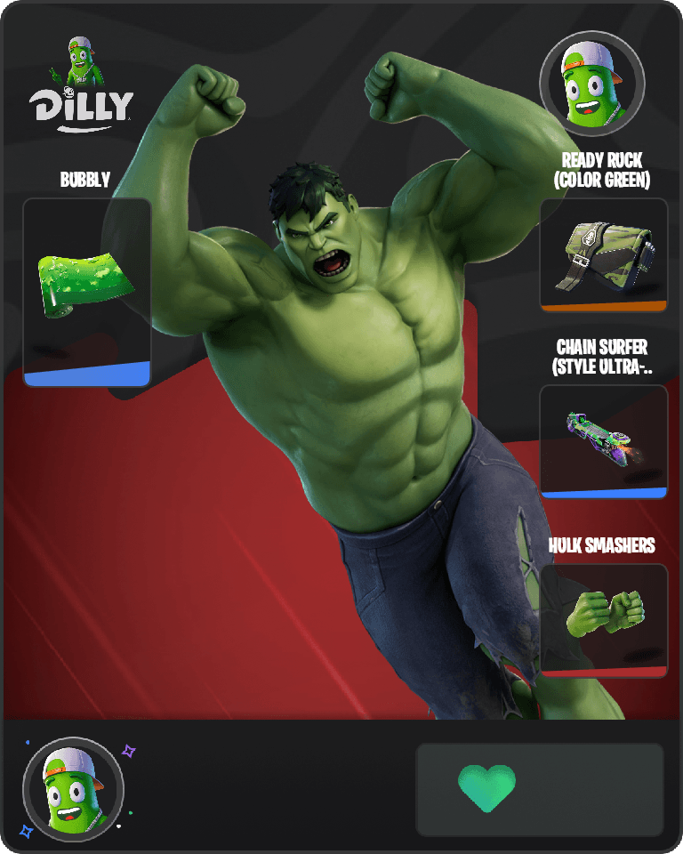 Hulk Fortnite combo