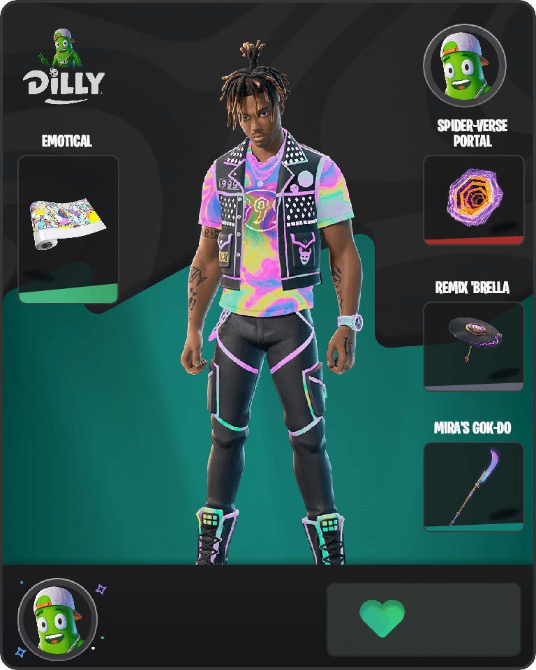 Juice WRLD Fortnite combo