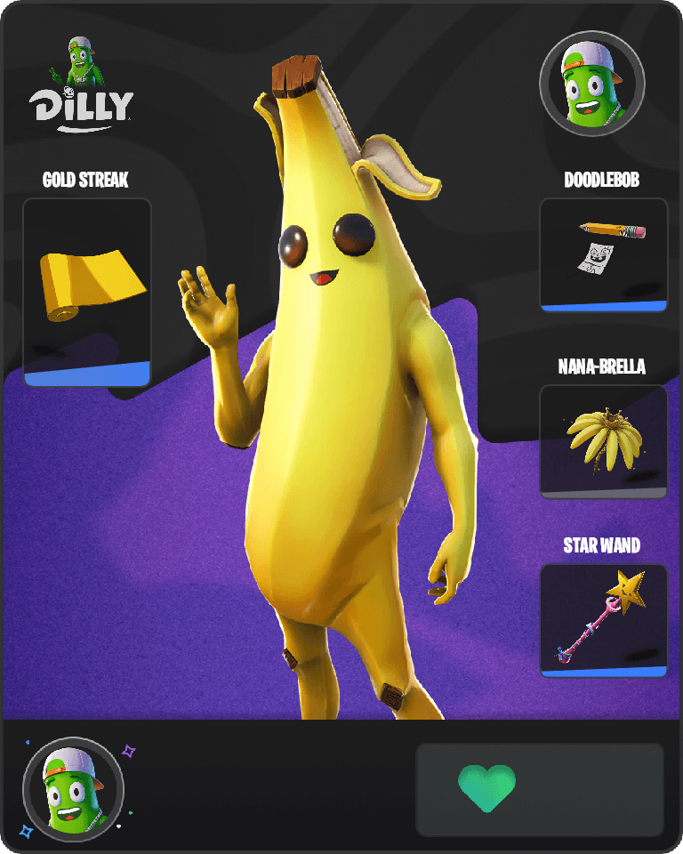 Peely Fortnite combo