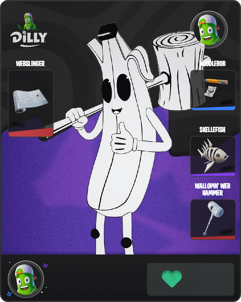 Toon Peely Fortnite combo