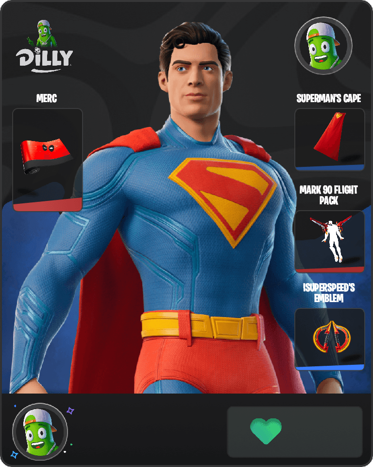 Superman Fortnite combo