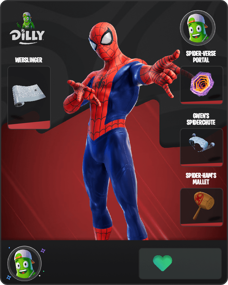Spider-Man Fortnite combo