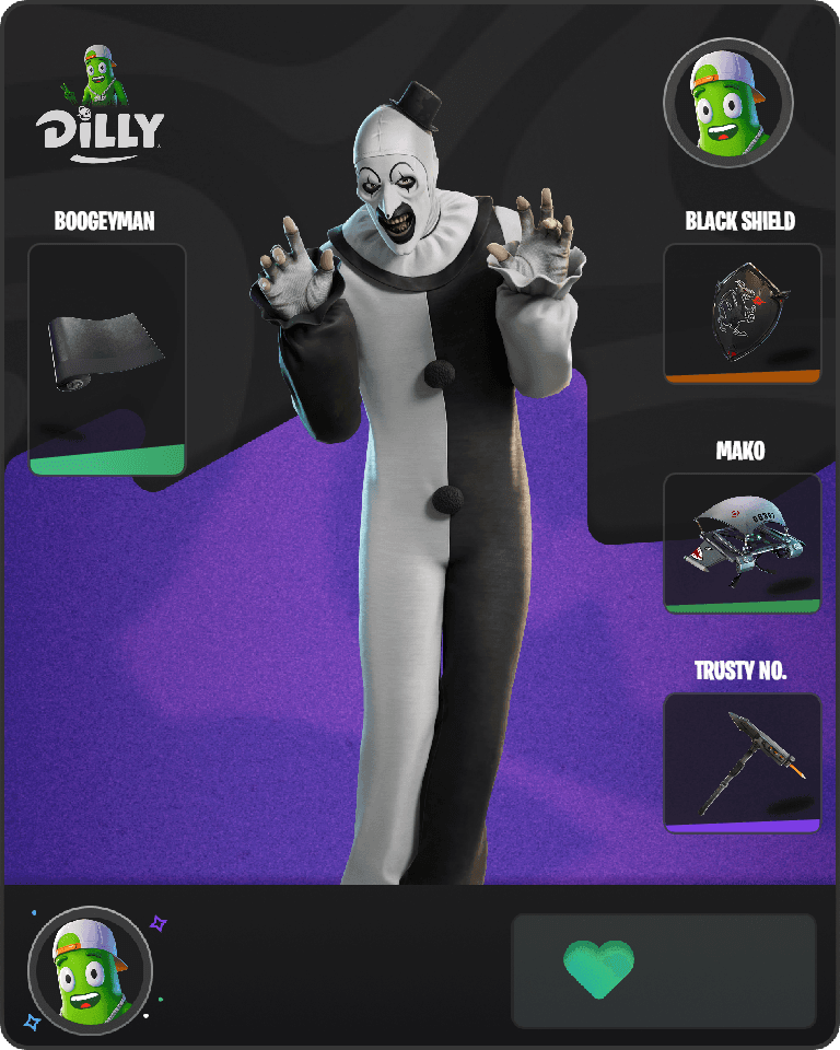 Art the Clown Fortnite combo