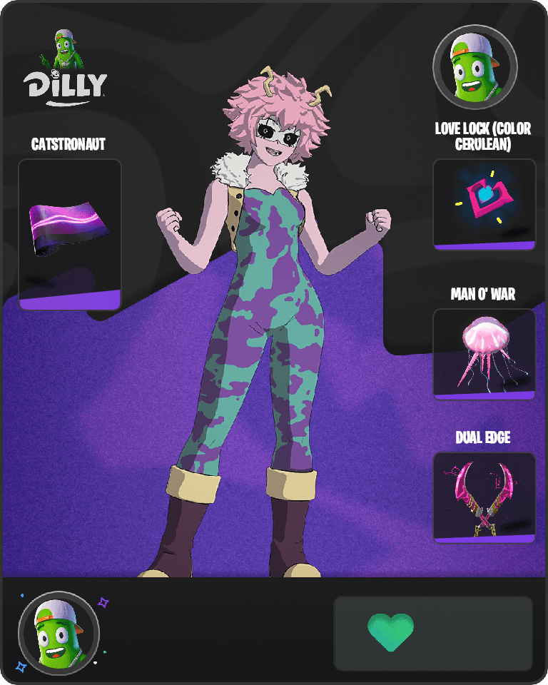 Mina Ashido Fortnite combo