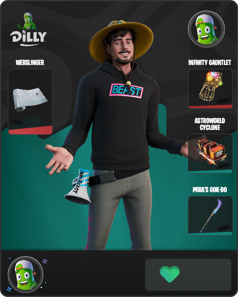 MrBeast Fortnite combo