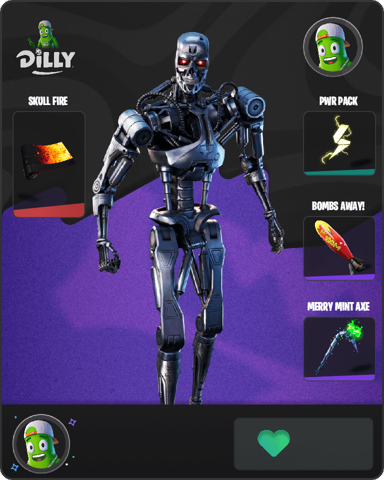 T-800 Fortnite combo