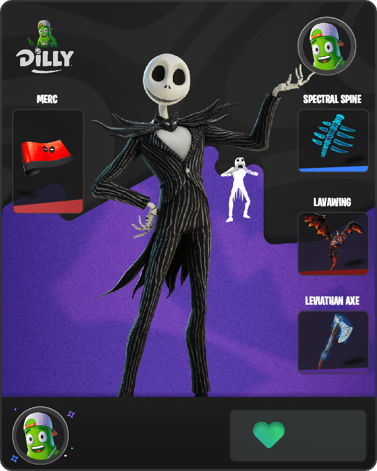 Jack Skellington Fortnite combo