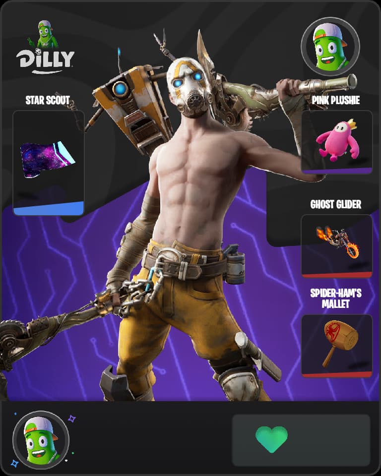 Psycho Bandit Fortnite skin combo