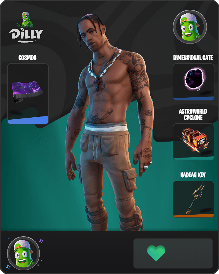 Travis Scott Fortnite combo