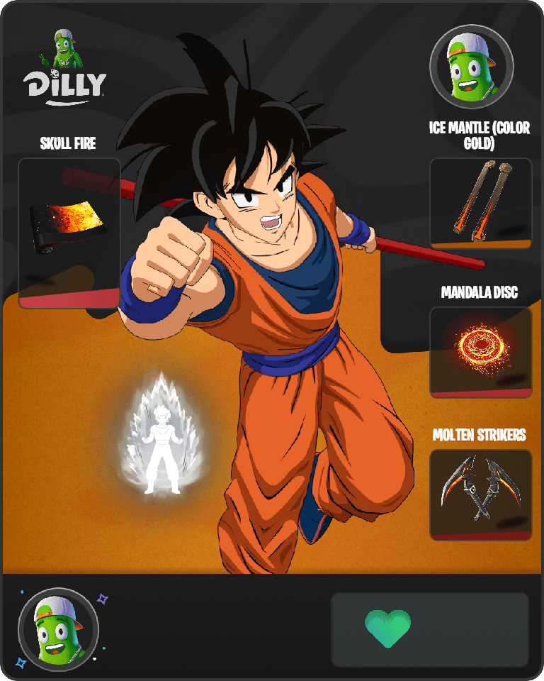 Son Goku Fortnite combo
