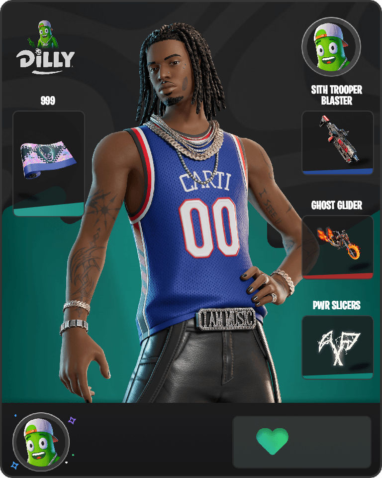 Playboi Carti Fortnite combo