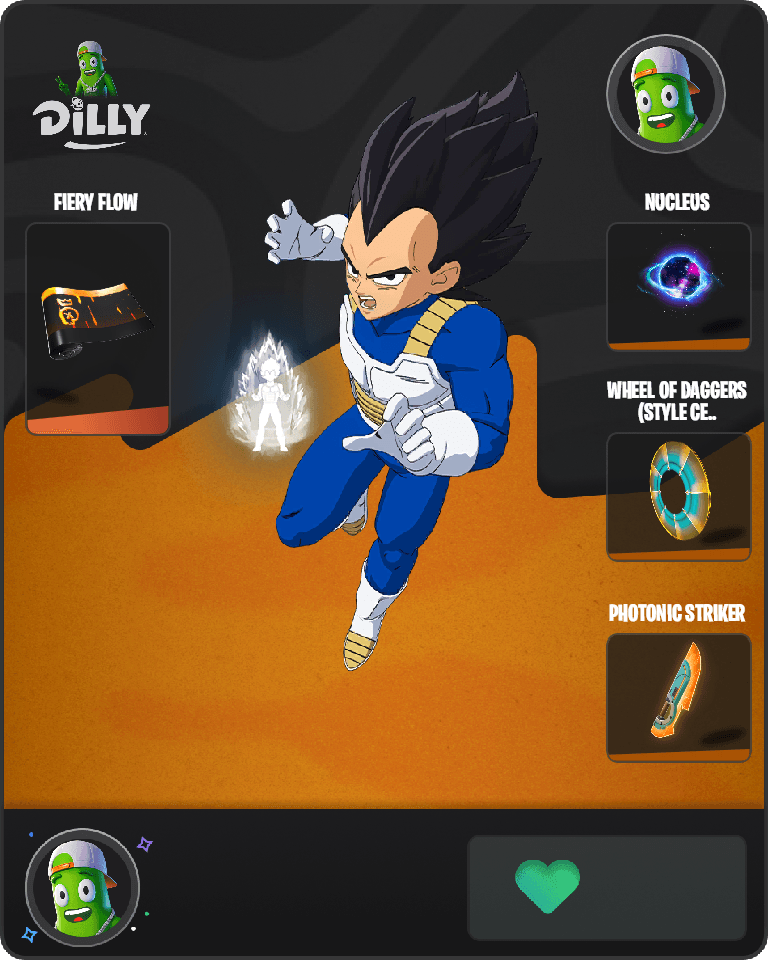 Vegeta Fortnite combo