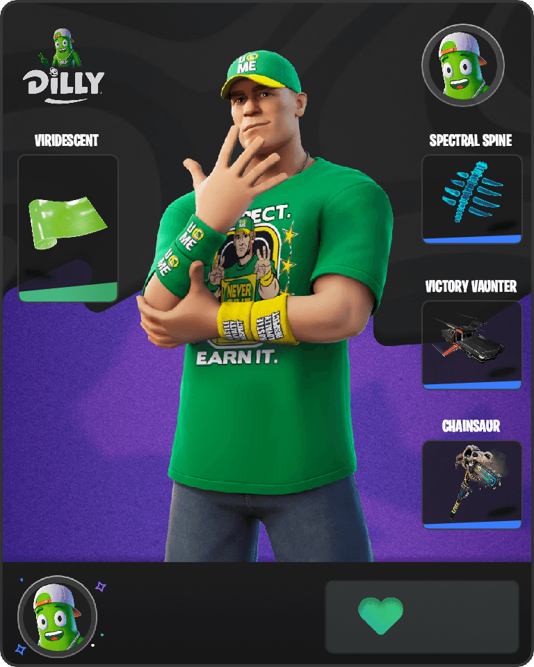 John Cena Fortnite combo