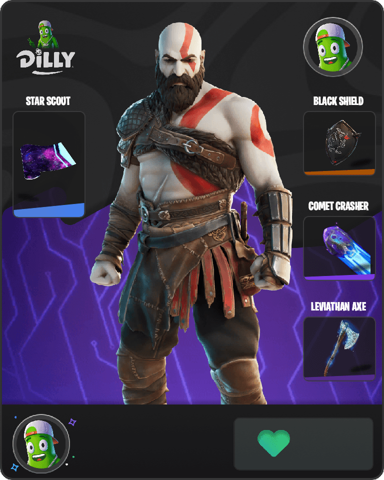 Kratos Fortnite combo