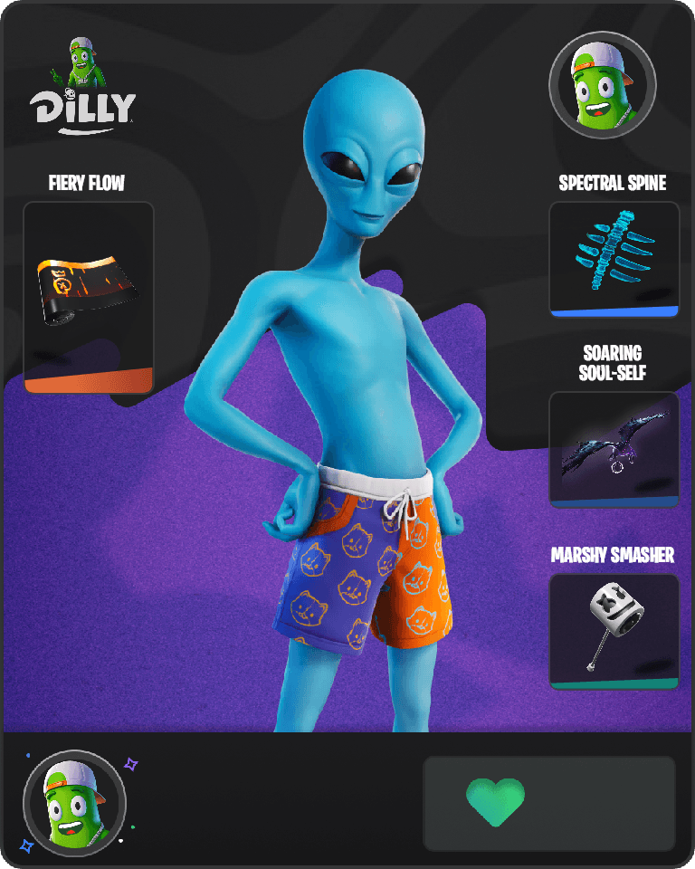 Human Bill Fortnite combo