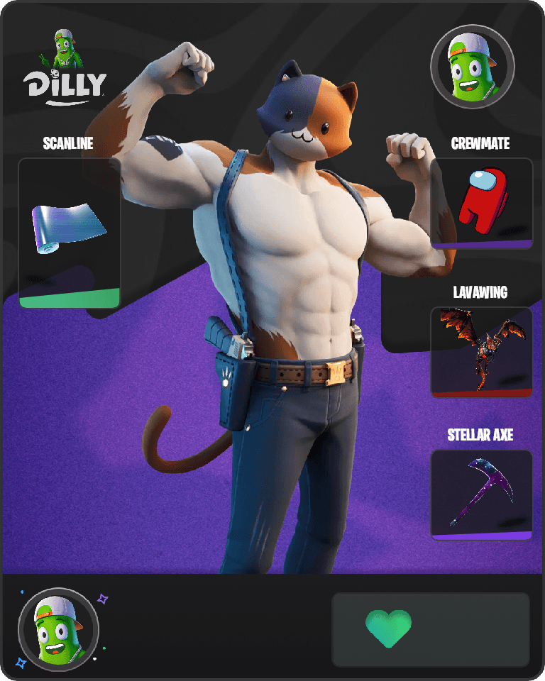 Meowscles Fortnite combo