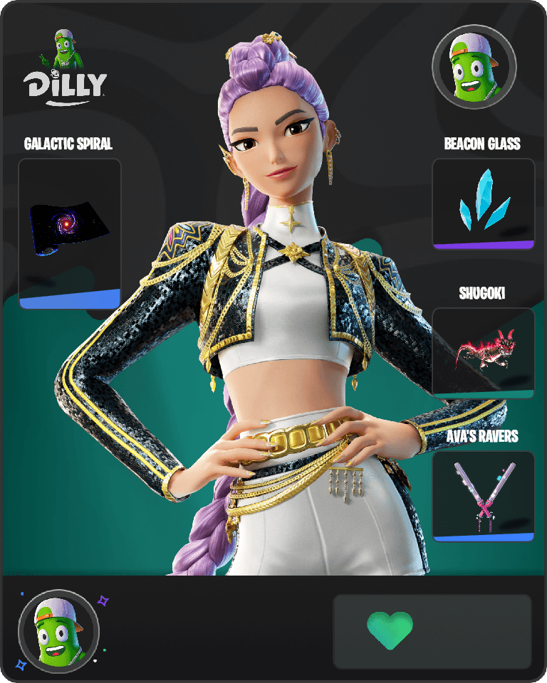 Golden Rumi Fortnite combo