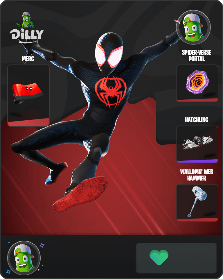 Spider-Man (Miles Morales) Fortnite combo