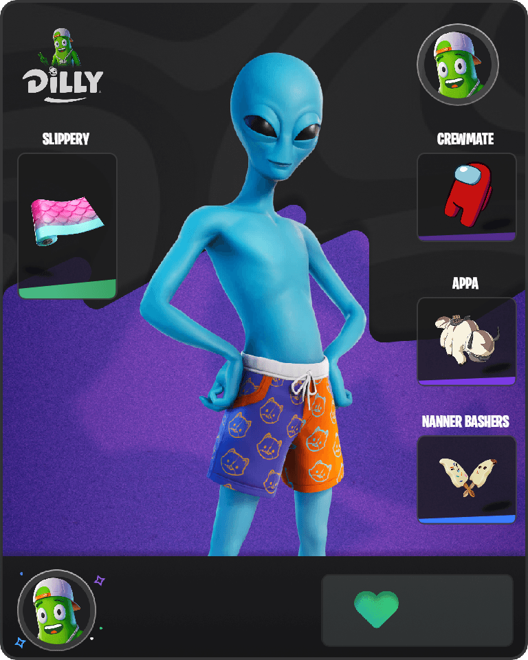 Human Bill Fortnite combo
