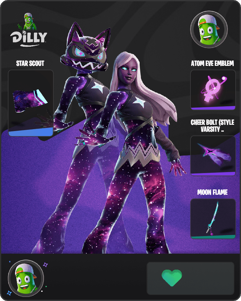 Galaxy Crossfade Fortnite combo