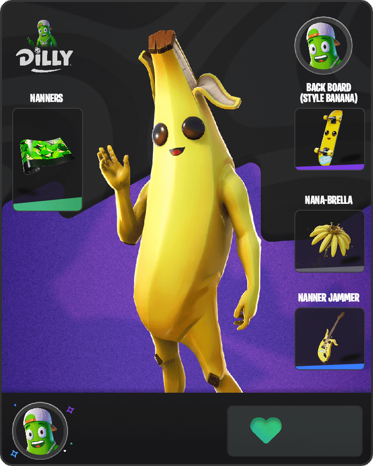 Peely Fortnite combo