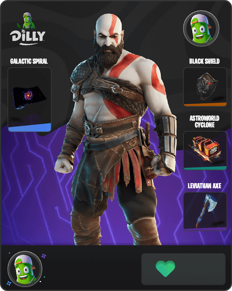 Kratos Fortnite combo