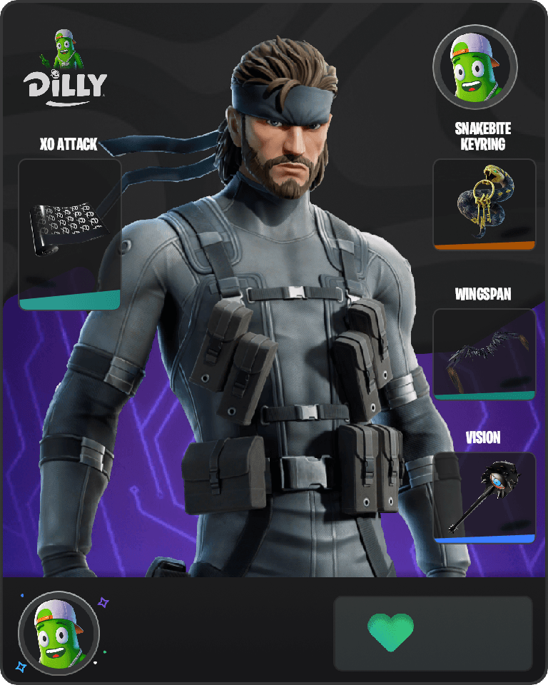 Solid Snake Fortnite combo