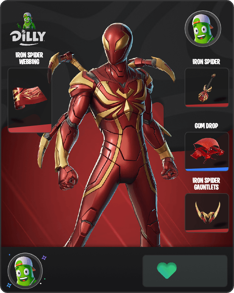 Iron Spider Fortnite combo