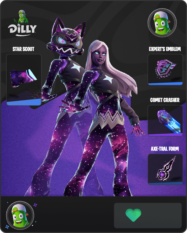 Galaxy Crossfade Fortnite combo