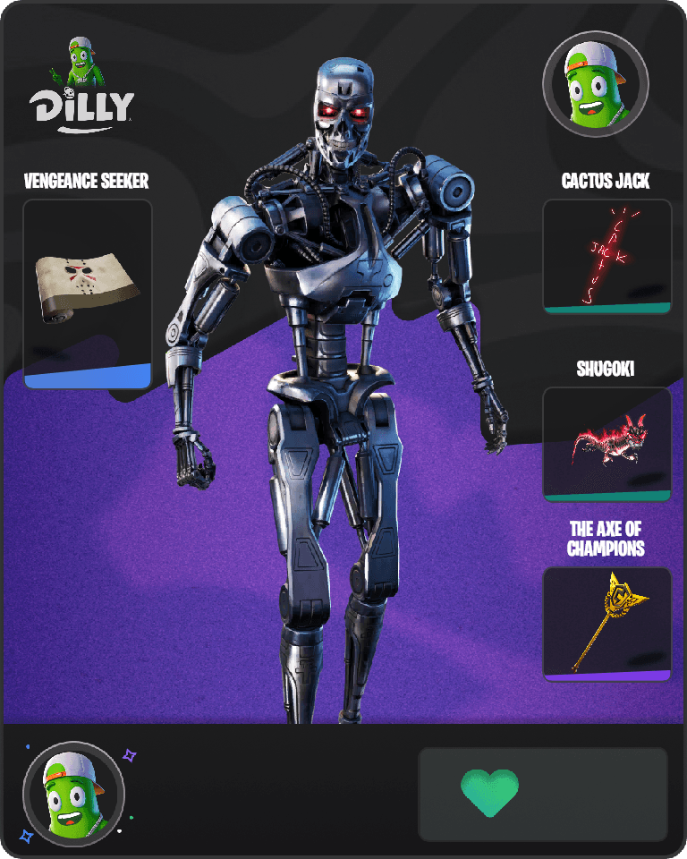 T-800 Fortnite combo