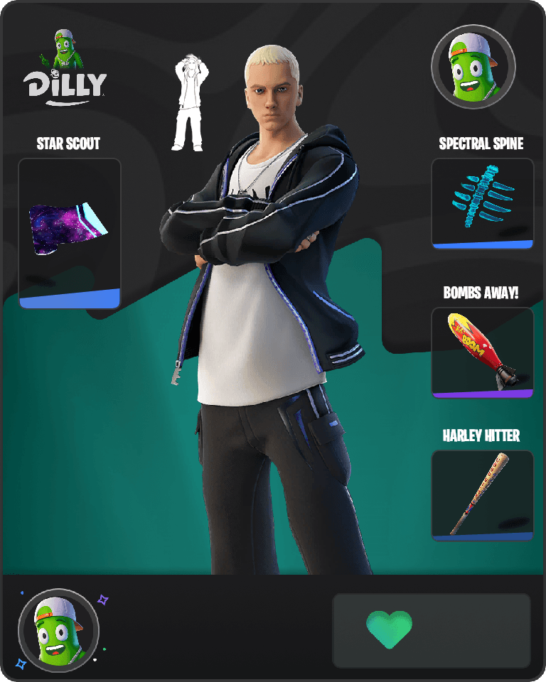 Slim Shady Fortnite combo
