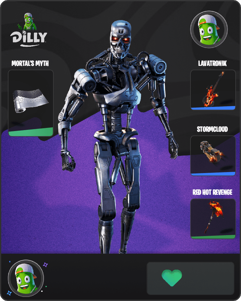T-800 Fortnite combo